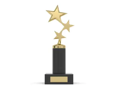 Cups Trophy 3D model 9