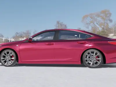 Lexus ES350 F Sport 2021 3D model