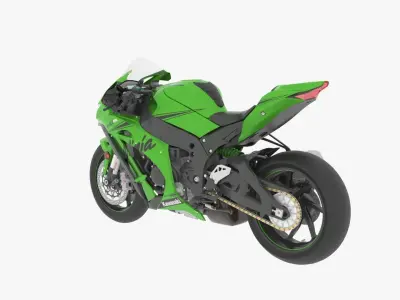 Kawasaki Ninja ZX10-RR 3D model