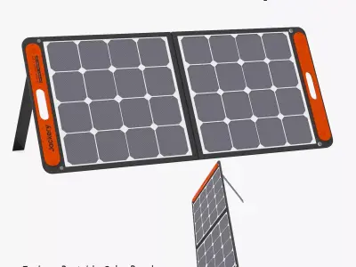 Jackery Portable Solar Panel 3D model