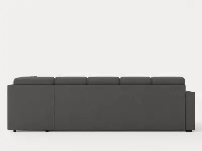 Crazy U Sofa Xl Divan Left Low-poly 3D model
