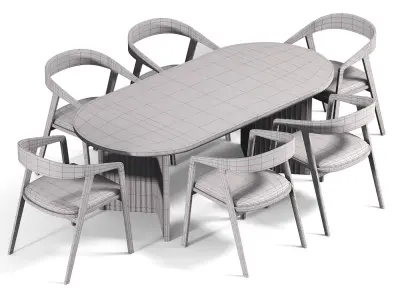 Italia Table 3D model