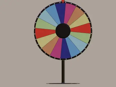 Spinning Wheel 3D model