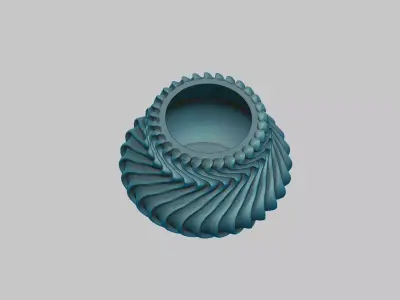 vase pot planter 3d print c01  3D print model purchase