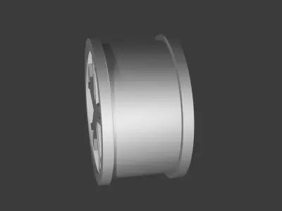 Race car Rims 3D model