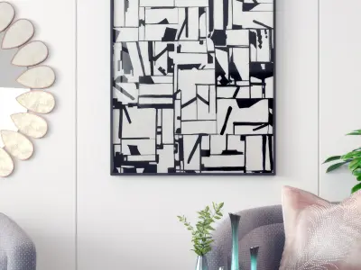 combination Postmodern classical single person 3D model