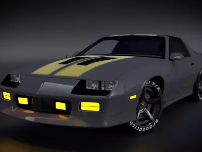 1988 Camaro IROC-Z Free 3D model