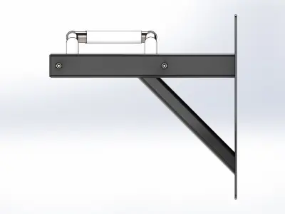 Pull-Up Bar gladiator Free 3D model