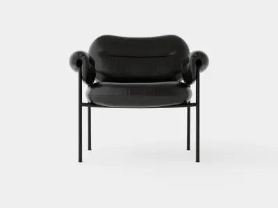 Fogia Bollo Lounge Chair Low-poly 3D model