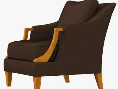Holly Hunt ENCORE CLUB CHAIR 3D model