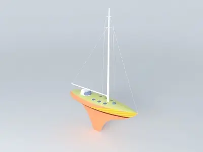 Coque Inn a Arzal Free 3D model