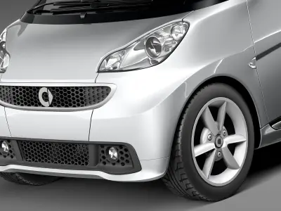 Smart 42 Fortwo 2013 3D model