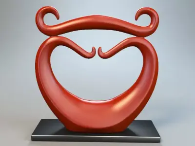 Abstract Figure 3D model 32