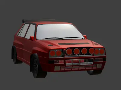 LANCIA 3D model with a large number of polygons 3D model