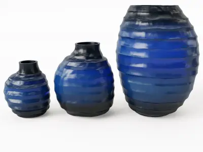 GUAXS Belly set Blue 3D model