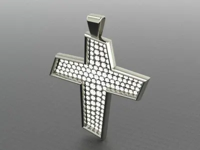  Cross Luxurious elegant modern abstract 3D print model