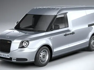 London Taxi Cab LEVC van 2021 3D model