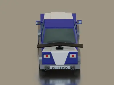 Low Poly Racing Car Low-poly 3D model