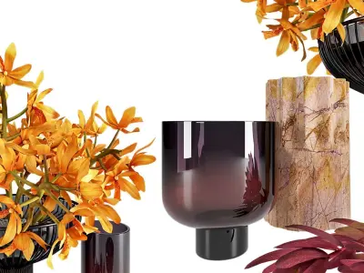 Decorative set 3 3D model