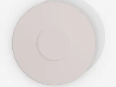 Plate Low-poly 3D model