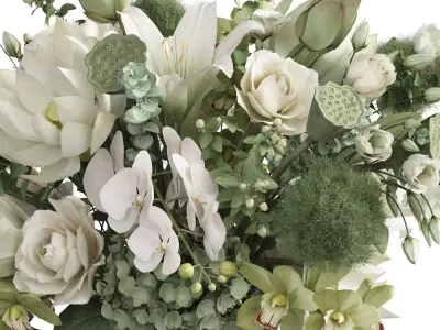 Flower In Vase 112 3D model