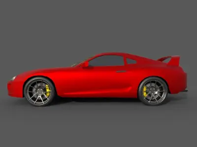 SUPRA REPLICA Low-poly 3D model