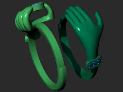 AN UNUSUAL RING FOR THE BRIDE Printable Model 3D print model