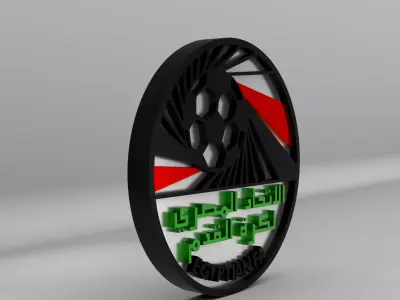 Egypt National Soccer Team Logo 3D model