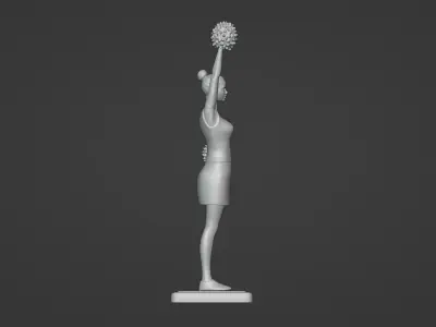 Cheerleader 3D print model