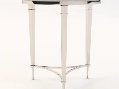 Global Views French Nickel End Table 3D model