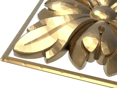  decorative pattern ready for 3D printing 3D model