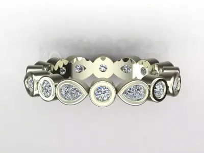 Band Ring 3D print model