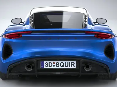 Lotus Emira 2023 LowPoly 3D model