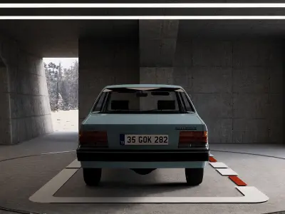 1990 CHEVETTE 3D model