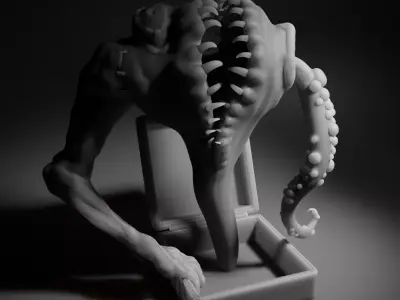 Splitty The Nightmare Creature 3D print model