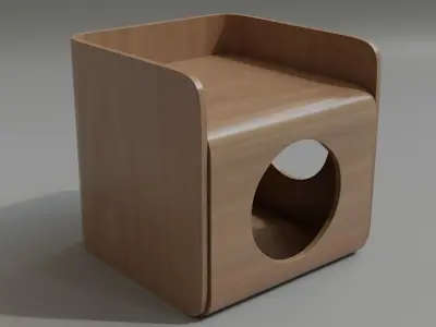 Cat House 3D model