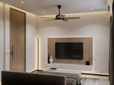 Modern Apartment Interior Detail Scene  3D model