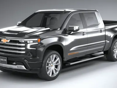 Chevrolet Silverado 1500 High Country CG 2022 3D model
