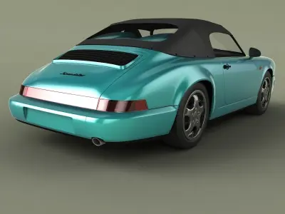Porsche 911 964 Speedster 3D model