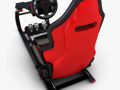 Racing Game Simulator v 2 3D model