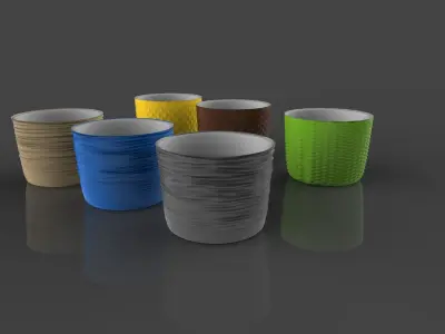 3d model of Pot holder for plants 3D print model