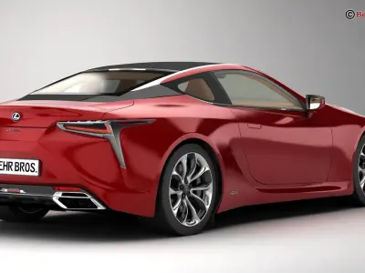 Lexus LC 500 EU Hybrid 2018 3D model