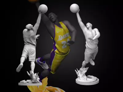 Kobe Bryant 3D Printable 5 3D print model