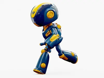 TOY BOT HUMOND Rigged for Unreal Engine - Unity - MIXAMO  3D model