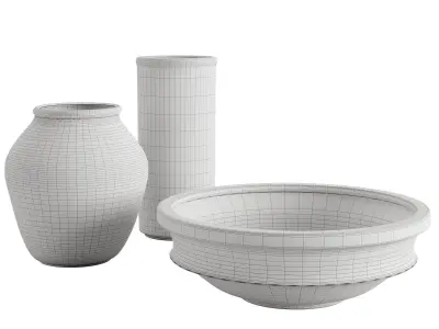 Thayer Basket Ceramics Collection 3D model