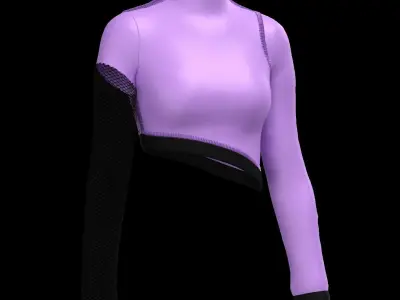  Female mesh log sleeve 3D model