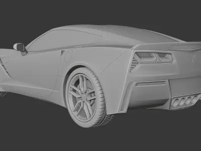 Chevrolet Corvette C7 3D print model