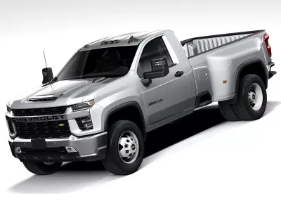 Chevrolet Silverado 3500HD Single Cab 2020 3D model