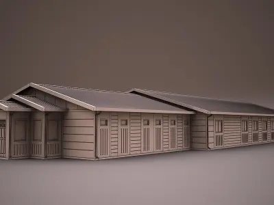 PREFABRICATED BUILDING 5 3D model