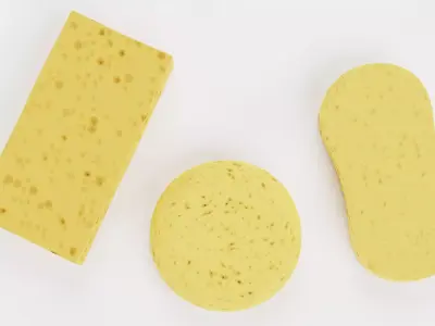 Sponge Collection - Household Cleaning Set 3D model